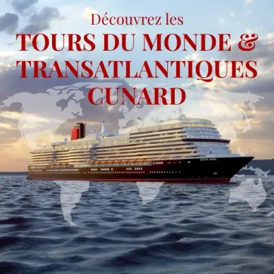 Vidéo transatlantiques et tours du monde Cunard